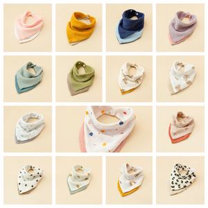 Pañuelo de Muselina para Bebé, Diseño Nuevo 2026, 4 Capas, 100% Algodón, Cuadrado, con Botones Ajustables, Estampado Floral, Manta de Seguridad, Baberos, Bandana - Product Image 6