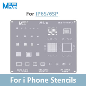 แม่แบบรีบอลล์ BGA อุตสาหกรรม MaAnt สำหรับเมนบอร์ด IP 6-14 Pro <span class=keywords><strong>MAX</strong></span> ใช้สำหรับติดตั้งชิป <span class=keywords><strong>CPU</strong></span> IC ลงบนแผ่นวงจรด้วยตะกั่วบัดกรี - Product Image 4