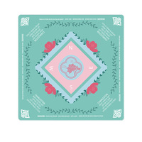 Tapis de table de mahjong antidérapant en caoutchouc naturel, tapis de jeu imprimé sur mesure