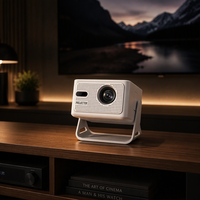 Projecteur vidéo LED JUNUO HY320max, best-seller, résolution native 1080P, 400 ANSI, Android 14, fonction de mise en miroir d'écran, projecteur portable