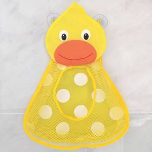 Panier en filet pliable pour bébé, organisateur de jouets de bain pour enfants, sac suspendu à ventouses pour salle de bain, collection d'accessoires de bain - Product Image 3