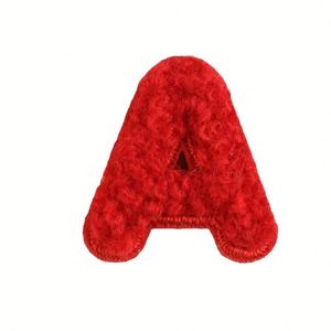 Patchs lettres alphabet en chenille autocollants colorés de 2-3 cm pour sacs et accessoires DIY - Product Image 1