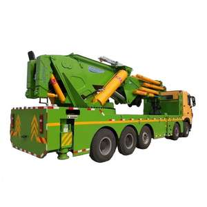 5軸HBQZ 110トン折りたたみ式ナックルブーム大型油圧トラック搭載移動式クレーン - Product Image 2