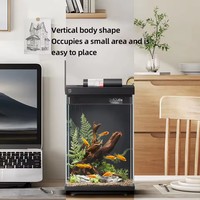 Mi Mijia Smart Desktop Fish Tank 10L Alimentation à distance Drainage en un clic Via APP Système de filtration professionnel fonctionne avec Mi Home