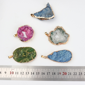 High Quality Healing <b>Crystal</b> Jewelry <b>Crystal</b> <b>Cluster</b> Pendant for Necklace - Product Image 2