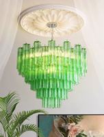 Lampe de table de style rétro français, design américain et italien, abat-jour en verre de Murano, LED haute luminosité, garantie 3 ans pour salon