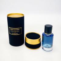 Benutzer definierte Eva Foam Roll Top Schulter rohr Karton Papier Runde Box Luxus Parfüm Verpackung