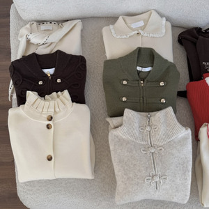 Women Eco-Friendly Fleece Sweater Cardigan Knitwear Long Sleeve Ribbed <strong>Knit</strong> Single Breasted Button Solid Autumn Winter Custom - Product Image 2