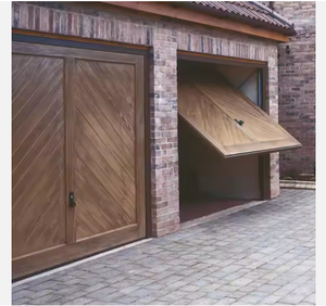 LongTai <span class=keywords><strong>Warren</strong></span> 16x7 Portes de garage avec charnières noires Vente Black friday Porte de garage en verre noir Panneaux de porte de garage simples en acier - Product Image 6