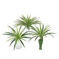 Rumput Buatan Berwarna-warni Multi Tone, Rumput Daun Panjang Palsu untuk Dekorasi Tanaman Hias Boho dalam Pot, Gaya Driftwood