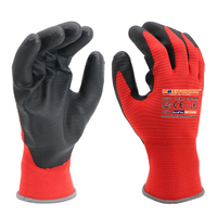 Gants MaxiTough 15 Gauge en nitrile enduit de mousse, antidérapants, résistants à la graisse, équipement de sécurité pour le travail, pour la construction et les travaux d'ingénierie civile