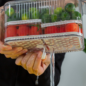 Wholesale New Design Freezer Container Kitchen Food Frozen Fresh Box Refrigerator Reusable Storage with <b>Lid</b> Containers - Product Image 5