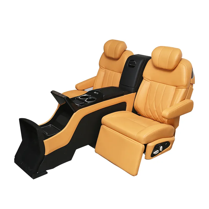 Silla de coche de lujo modificada con masaje, asiento de coche eléctrico de 12v