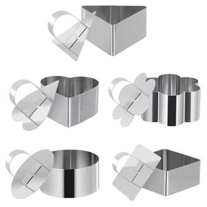 Cutter à gâteau en métal antirouille pour la pâtisserie, les biscuits, les desserts, accessoires de cuisine - Product Image 1