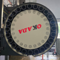Centre d'usinage à portique GMB2518, fraiseuse CNC robuste X/Y/Z 2500x1800x1000mm, broche BT50 avec système FANUC pour l'usinage de moules