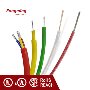 Fio de Conexão Isolado UL1213 Resistente ao Calor e ao Fogo PTFE Trançado 600V para Aparelhos de Aquecimento - Product Image 1
