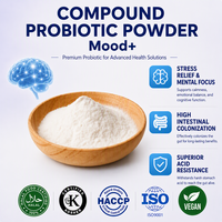 AMULYN Mélange de Probiotiques Lyophilisés en Vrac pour le Soutien de l'Humeur+ |   Matière première de complément alimentaire OEM ODM, probiotique