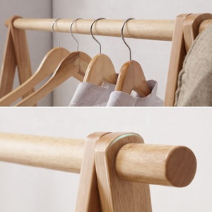 Commercio all'ingrosso Pieghevole <span class=keywords><strong>Camera</strong></span> <span class=keywords><strong>Da</strong></span> <span class=keywords><strong>Letto</strong></span> In Legno vestiti del Vestito Hanger stand - Product Image 4