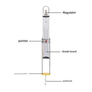 Yulin YL3-01073 Dispositif de traction et de compression métallique 10N pour laboratoire, expériences de physique scolaire, <span class=keywords><strong>instruments</strong></span> de physique, poussée et traction - Product Image 3