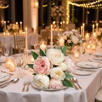Bouquet de 8 pivoines artificielles en soie pour mariage, décoration de table, centre de table, événements, vente en gros