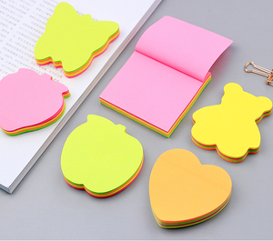 저렴한 메모장 세트 사무실 공급 업체 포스트 노트 100 시트 3*5 인치 메모 학교 및 사무실 용 사용자 정의 스티커 메모 패드 - Product Image 5