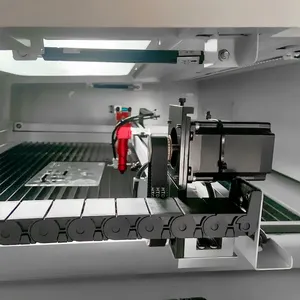 Máquina de corte a laser de co2 para corte e vinco de tecido automático 6090 não metálico misturado Cnc 1300 2500mm em aço inoxidável
