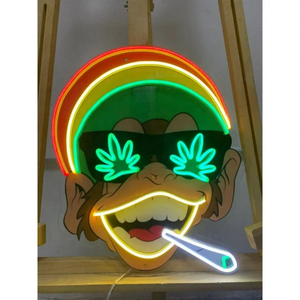 로고 디자인 연기 가게 Led 라이트 업 사인 네온 사인 디자인 광고 주문 상점 비즈니스 장식을위한 연기 가게 네온 빛 - Product Image 4