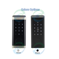 Serrure intelligente sans clé à verrouillage automatique TTlock en alliage de zinc étanche haute sécurité avec application WiFi Tuya pour porte en acier