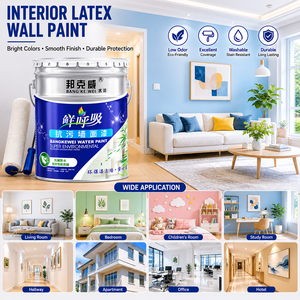 Modern Interior Wall <b>Coating</b> Eco-Friendly Water-Based Latex <b>Paint</b> for House Decoration - Product Image 5