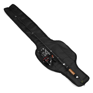 Sac de transport souple pour canne à pêche avec logo personnalisé, 55 pouces, pliable, pour carpe, portable, housse de protection pour matériel de pêche, sacs de rangement - Product Image 1