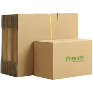 Custom Bulk Cardboard Corrugated Shipping Mailing Moving Carton Packaging Box For Small Business