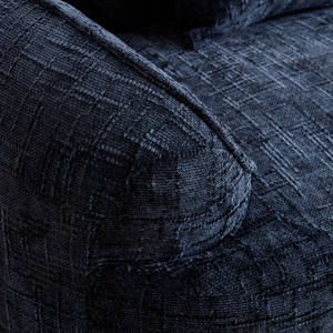 Sofá Seccional Moderno Ecológico de Tres Plazas en Forma de Arco, Tapicería Jacquard Resistente a las Manchas, Chaise Longue Irregular - Product Image 6