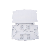 96 Core Fiber Optic Splice Closure Max 4 Trays FTTH 2 Inlet 2 Outlet ABS Mechanical Sealing Waterproof Temperature Range
