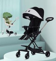 Poussette pliante portable pour bébé/Poussettes pour bébé réglables dans les deux sens Poussette magique pliante pour bébé