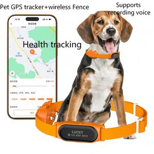Localizador <span class=keywords><strong>GPS</strong></span> <span class=keywords><strong>para</strong></span> Mascotas, Collar de Rastreo con Monitoreo de Salud <span class=keywords><strong>para</strong></span> Perros y <span class=keywords><strong>Gatos</strong></span>, Valla Electrónica Antipérdida con Grabación de Voz - Product Image 1