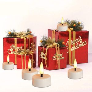 Mini bougies LED à flamme vacillante 3D, lot de 6, décorations romantiques pour la maison, différentes tailles, pour mariage - Product Image 5