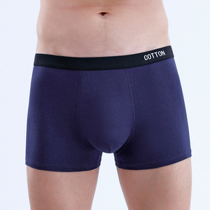 Calzoncillos <span class=keywords><strong>Boxer</strong></span> Transpirables <span class=keywords><strong>para</strong></span> <span class=keywords><strong>Hombre</strong></span>, Algodón Puro, Diseño 3D con Letras Impresas, Nueva Llegada, Venta al Por Mayor ODM - Product Image 1