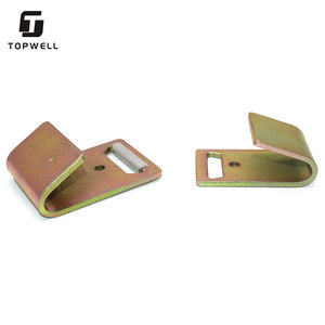 Professionale resistente da 50mm gancio a scatto piatto in zinco placcato in metallo per cinghie a cricchetto raccordi in scatola - Product Image 4