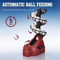 Machine de lancer de baseball professionnelle multi-sports brevetée, lanceur automatique portable pour le tennis et le pickleball, matériau PP