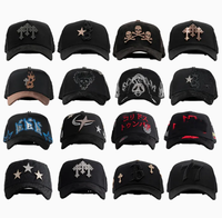 Topi Gorra Barbas Hats Suede Wide Brim Sports Hats Original Performance Golf Beards Hat Snapback Hats Streetwear Caps untuk AS dan Meksiko
