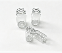 Flacons stériles vides pour injection, type I USP, flacon en verre tubulaire avec bouchon
