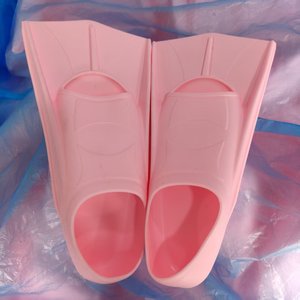 Aletas de Natación Cortas para Adultos, Talla Grande, Bolsillo Completo, Silicona Suave, Duraderas, Ecológicas, Antideslizantes, para Buceo Libre - Product Image 1
