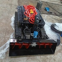 Robot de dragage sous-marine en caoutchouc, 19 kg, pour le nettoyage de tuyaux