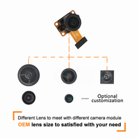 Module de caméra compact Full HD OV5640 5MP CMOS MIPI AI, résolution 1080P, 24 broches, 15/30 ips pour ESP32 Cam, vision industrielle