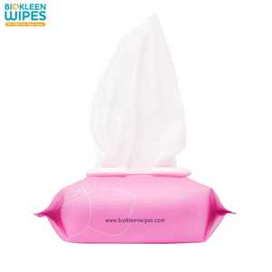 Biokleen Échantillon Gratuit 30ct pH Équilibré <span class=keywords><strong>Biodégradable</strong></span> Hygiène <span class=keywords><strong>Intime</strong></span> Nettoyant Antibactérien Lingettes Naturelles pour Féminin - Product Image 2