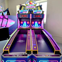 Nouvelle Machine de Simulation de Bowling d'Arcade pour Enfants, Table de Jeu Intérieure à Monnayeur en Métal, Garantie 1 An, Centres de Jeux, 2 Joueurs