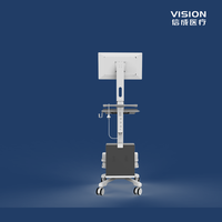 Chariot d'hôpital mobile de style industriel de l'usine de fabrication chinoise Matériau métallique OEM/ODM personnalisé pour divers besoins