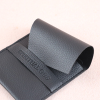 Pochettes bijoux en cuir PU sur mesure avec logo pochette d'emballage d'affichage de bijoux en daim pour boucles d'oreilles