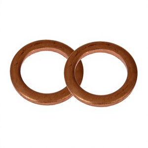 Arandelas planas de cobre para Renault, BMW, Mini, junta del tapón de drenaje del cárter de aceite 7703062062 1113-7546-275 813052 16454 3121867 - Product Image 1