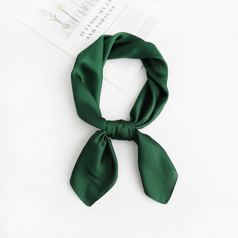 Serviette carrée verte 70-7070cm